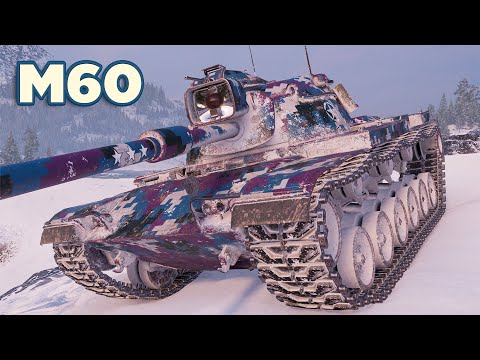 Видео: M60 • 11.4К УРОНА 8 ФРАГОВ • WoT Gameplay