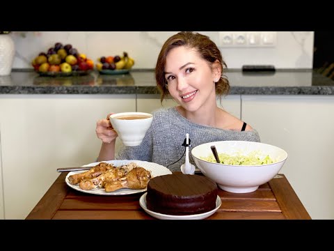Видео: Мукбанг | куриные ножки | шоколадный АЛкоТорт | нужен Ваш совет, дорогие❤️