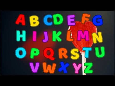 Видео: «Песня про алфавит с красочной анимацией | Учим алфавит!»