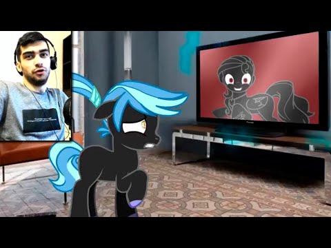 Видео: Чёрный диктор / Пони Страшилка / Реакция Флаттера