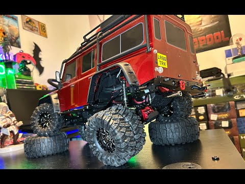 Видео: Спарка задних колес TRAXXAS TRX4 DEFENDER dually