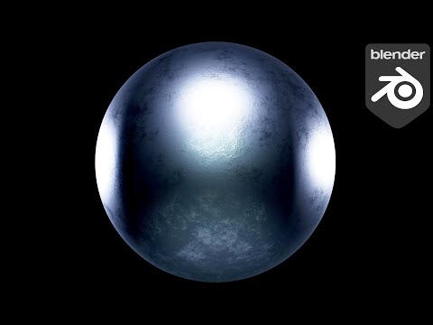 Видео: Процедурный грубый металлический материал (руководство по Blender)