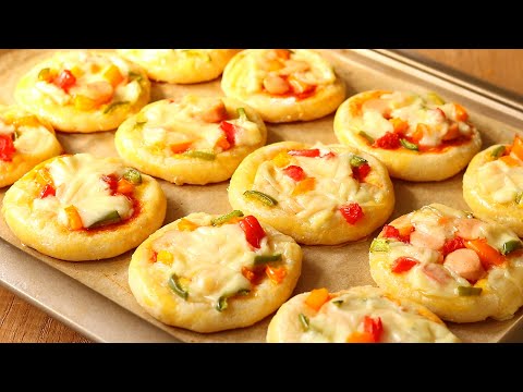 Видео: Съедают МГНОВЕННО! Вся СЕМЬЯ ЛЮБИТ эти ТВОРОЖНЫЕ мини ПИЦЦЫ без ДРОЖЖЕЙ. На ЗАВТРАК и ПЕРЕКУС