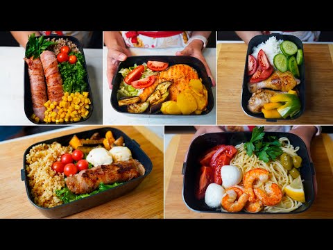 Видео: Собираем Ланч-Бокс (BENTO) на Неделю | Мужу на работу / A WEEK OF HUSBAND BENTOS