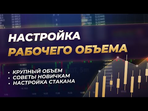 Видео: Настройка рабочего объема в стакане. Крупный объем в CScalp