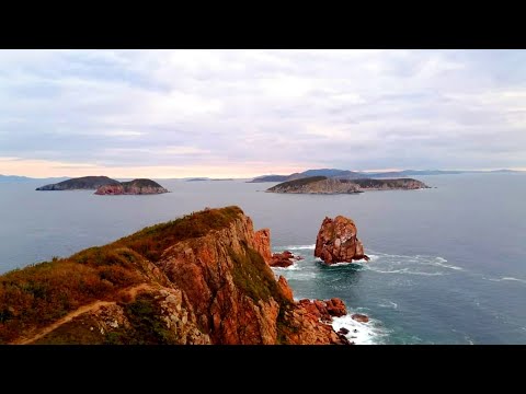 Видео: Острова Владивостока 2021. Сентябрь. Ночевка на острове Желтухина. 4K.