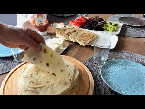 Видео: Мой ХОДОВОЙ РЕЦЕПТ ЛАВАША👍которому я научила всех немцев/За таким столом без 100 грамм не обойтись