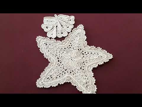 Видео: Вязание крючком. Техника ирландское кружево. Топ для Ассоль " Подводный мир."