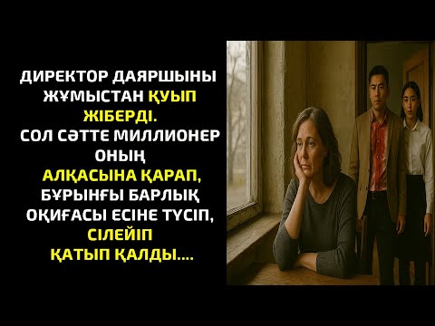 Видео: ДИРЕКТОР ДАЯРШЫНЫ  ЖҰМЫСТАН ҚУЫП ЖІБЕРДІ. СОЛ СӘТТЕ МИЛЛИОНЕР ОНЫҢ АЛҚАСЫНА ҚАРАП,БҰРЫНҒЫ БАРЛЫҚ ОҚИ