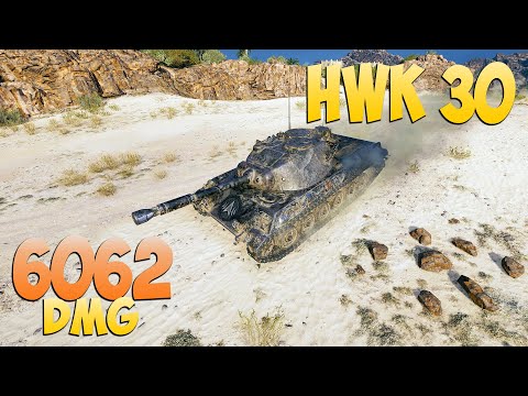 Видео: HWK 30 - 3 Kills 6K DMG - Неочевидный! - Мир Танков