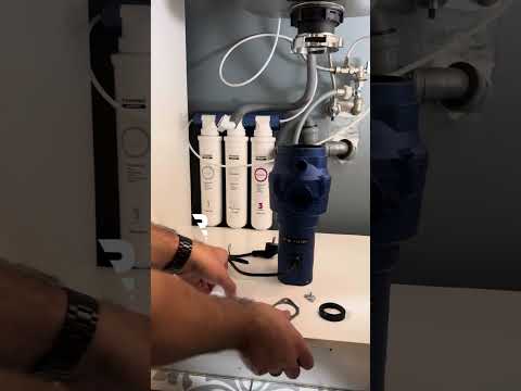 Видео: Правильная установка измельчителя пищевых отходов, моделей: F-12, F-32.