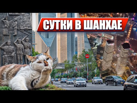 Видео: Сутки в Шанхае. Впервые вижу Китай.