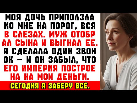 Видео: Дочь приползла ко мне в слезах: «Муж отобрал сына… и выгнал меня». Я молча вышла из дома…..