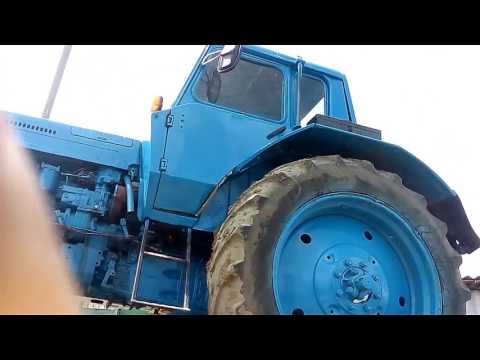 Видео: Запуск трактора МТЗ 80 с пускача через электростартер.