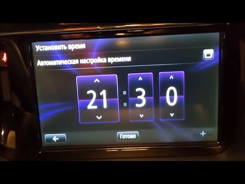 Видео: R-link1 Renault неправильно показывает время. Обновление мультимедиа.