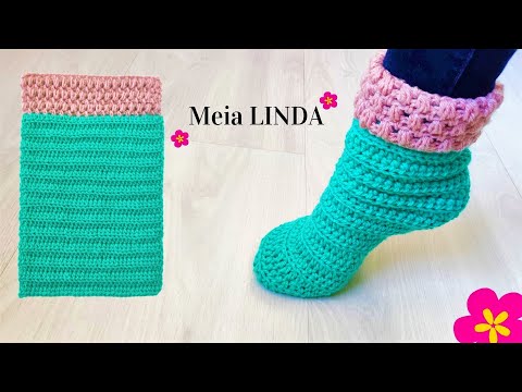 Видео: ЛЕГКИЕ НОСКИ ВЯЗАНО КРЮЧКОМ
