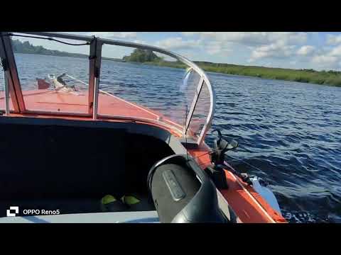 Видео: Тояма f20abms. Лодка МКМ + реданы.