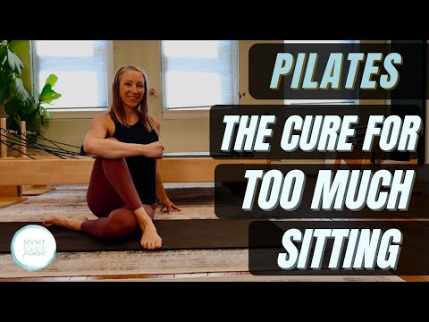 Видео: Много сидите? Эти упражнения пилатеса вам помогут! — 37 мин.