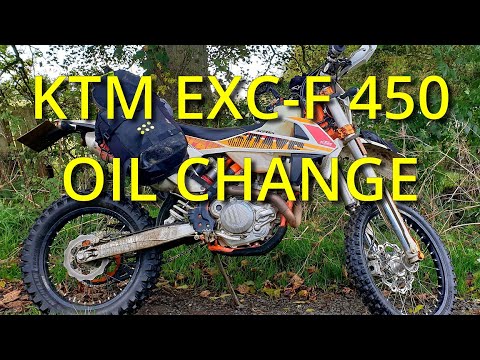 Видео: Замена масла KTM EXC450