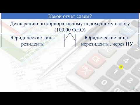 Видео: Корпоративный подоходный налог (теория)