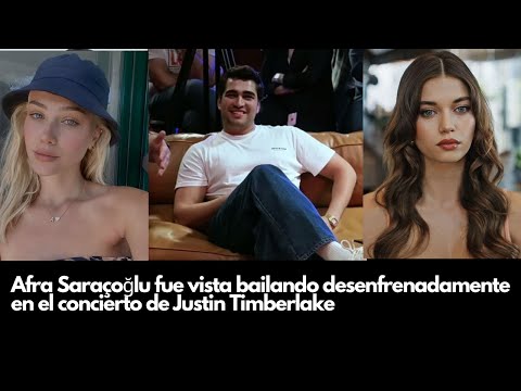 Видео: Афра Сарачоглу была замечена дико танцующей на концерте Джастина Тимберлейка.