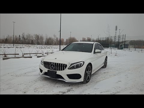 Видео: Наш обзор на Mercedes-Benz C-Classe W205 2017г ПРАВЫЙ РУЛЬ (C180)