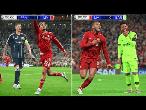 Видео: 10 раз, когда «Ливерпуль» разгромил команды в Лиге чемпионов