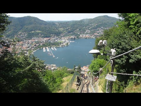 Видео: Северная Италия.  Комо, Брунате.