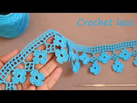 Видео: SUPER EASY CROCHET Flower lace KNİTTİNG PATTERNS Step by Step Tutorial ВЯЗАНИЕ КРЮЧКОМ кружево