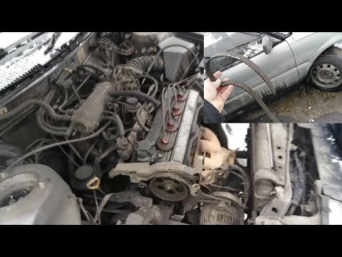 Видео: Обрыв ремня ГРМ, Toyota, 4AFE