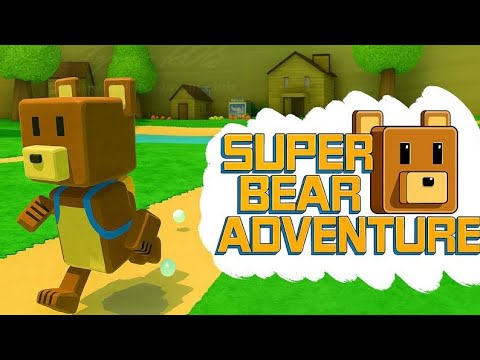 Видео: Super Bear Adventure (гоняем футбол ⚽)