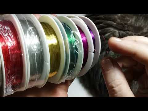 Видео: Цветы из бисера. Обзор 2 посылок. (Проволока, рубка и много другого )