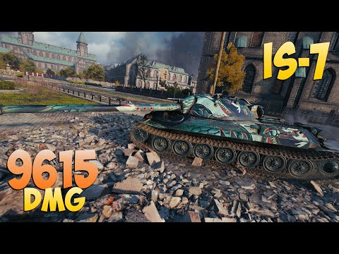 Видео: ИС-7 - 5 Kills 9.6K DMG - Во все времена! - Мир Танков