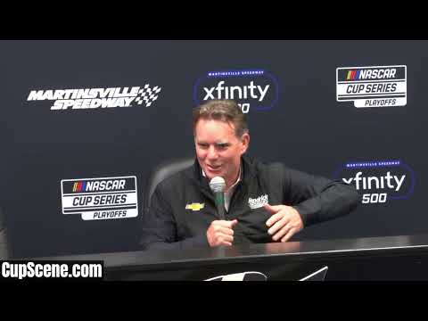 Видео: NASCAR в Мартинсвилле, октябрь 2025 г.: Джефф Гордон, Руди Фьюгл после гонки