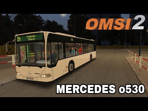 Видео: На Mercedes o530 по Польскому городу:Mercedes 0530 в Omsi 2