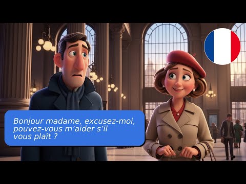 Видео: 10 простых диалогов на французском языке A1–A2 – На вокзале