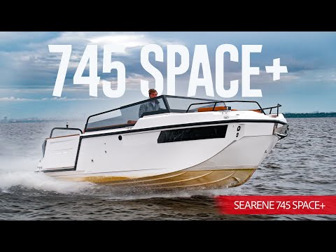 Видео: Одна лодка для жары и Питера - Searene 745 Space+ Без Кабины. Обзор и тест.