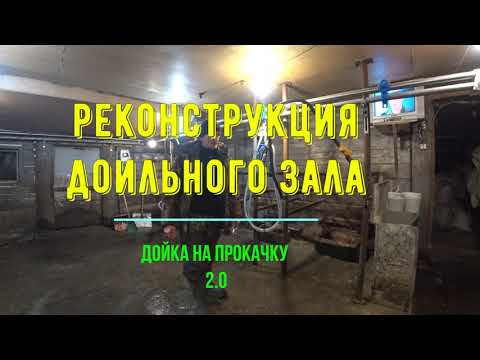 Видео: РЕКОНСТРУКЦИЯ ДОИЛЬНОГО ЗАЛА .   ДОЙКА НА ПРОКАЧКУ 2.0  Часть 2.