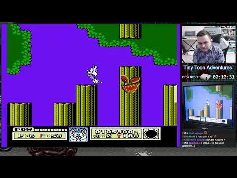 Видео: Tiny Toon Adventures NES Longplay Прохождение