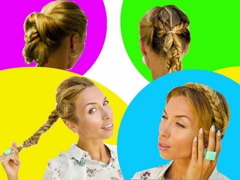 Видео: 1СЕНТЯБРЯ! 4 варианта причёсок на КАЖДЫЙ день - КОЛОСОК!