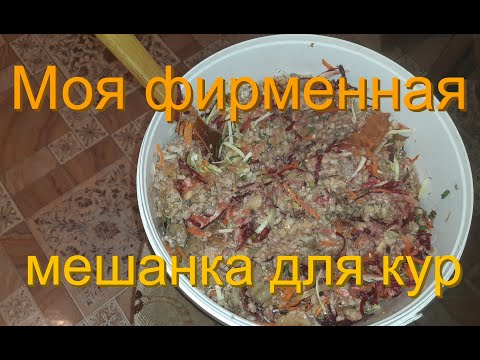 Видео: рецепт моей фирменной мешанки для кур