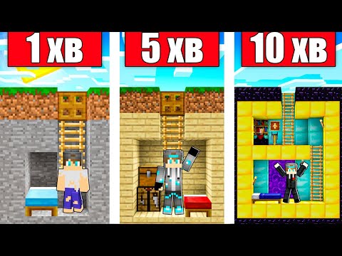 Видео: 😎 Я ПОБУДУВАВ БУНКЕР ЗА 1 ХВИЛИНУ 5 ХВИЛИН ТА 10 ХВИЛИН в Майнкрафт | Діамант minecraft