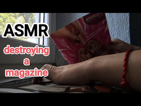 Видео: ASMR DESTROYING a FASHION MAGAZINE 💤 | АСМР РВУ МОДНЫЙ ЖУРНАЛ