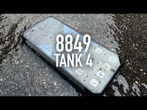 Видео: Защищенный смартфон  8849 TANK 4 - с проектором!