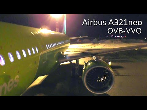 Видео: Airbus A321neo Перелёт Новосибирск-Владивосток а/к "S7"