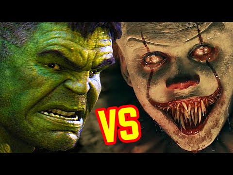 Видео: Испугается ли Халк Пеннивайза? Халк против клоуна Оно - батл до первого убийства