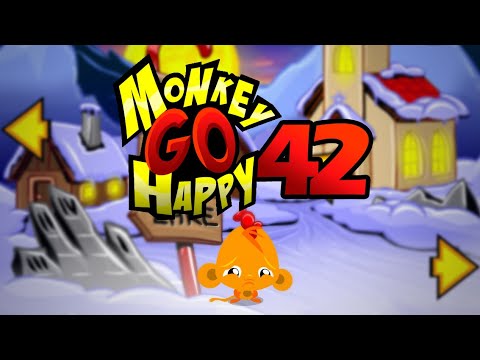 Видео: Игра "Счастливая Обезьянка 42" (Monkey GO Happy 42) - прохождение