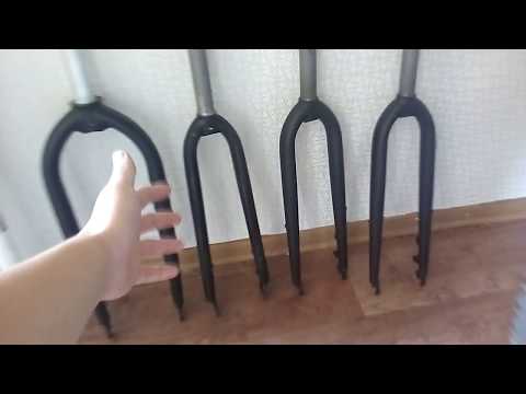 Видео: Обзор вилка Tsunami хромомолибденовая стальная жёсткая ригид