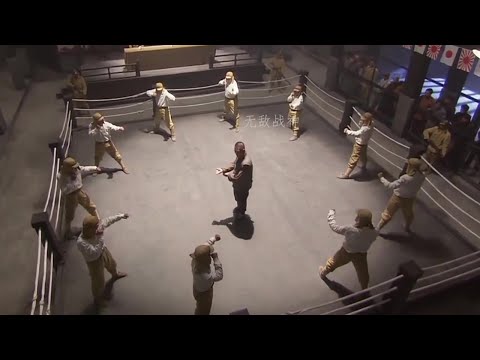 Видео: Битва боевых искусств 1 на 10! Японцы недооценивают китайское кунг-фу, молодежь победила десять