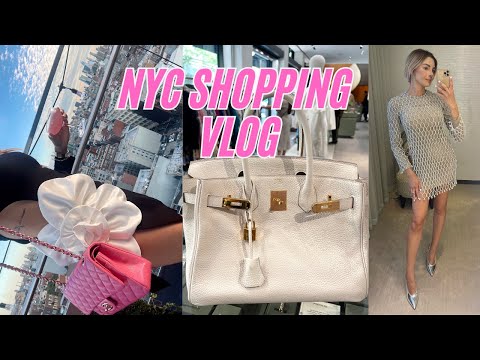 Видео: Видеоблог о роскошном шопинге в Нью-Йорке | BERGDORFS, VAN CLEEF, THE REAL REAL, CHANEL, VALENTINO✨